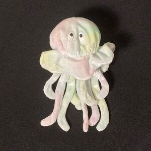 Vintage 1999 Goochy The Rainbow Jellyfish Ty Beanie Baby